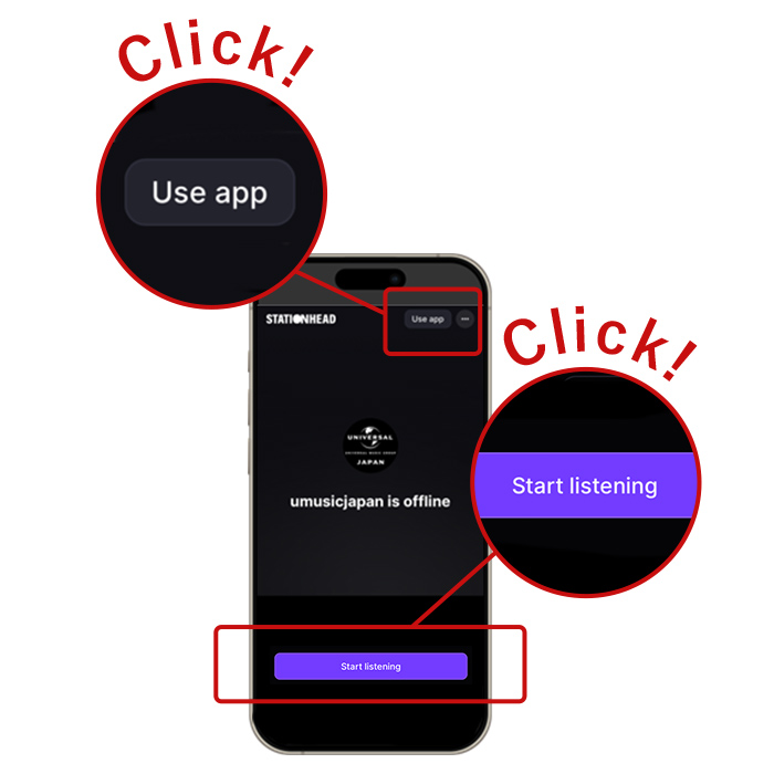 「SIGN UP WITH EMAIL」もしくは、iOS、X(旧Twitter)マークを選択